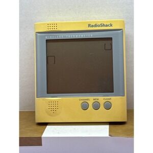RadioShack Wireless‎ Thermometer Digital Display Channel Mem Clear Tested